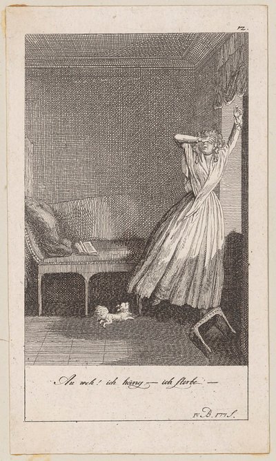 Prancha 12 da "Aeneide" de Blumauer de Daniel Nikolaus Chodowiecki