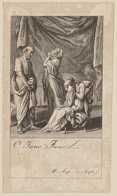 Prancha 3 para "Coriolano", de Shakespeare de Daniel Nikolaus Chodowiecki
