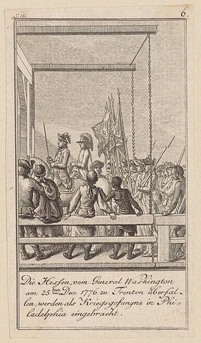 Folha 6 da série para o ensaio «A história da revolução da América do Norte», de M. C. Sprengel. de Daniel Nikolaus Chodowiecki