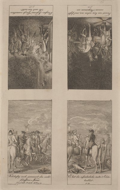 Características do Rei Frederico II (Parte III) de Daniel Nikolaus Chodowiecki