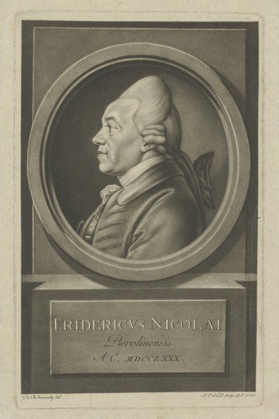 Christoph Friedrich Nicolai 1733-1811, 1780. de Daniel Nikolaus Chodowiecki