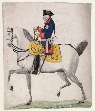 Frederic II da Prússia conhecido como Frederic the Great - Frederick II da Prussia - Chodowiecki, Daniel Nikolaus de Daniel Nikolaus Chodowiecki