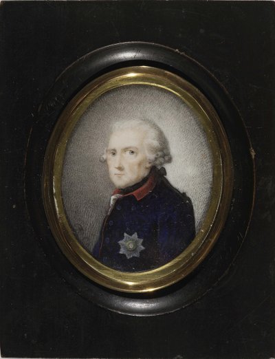Frederico II da Prússia, c. 1785 de Daniel Nikolaus Chodowiecki