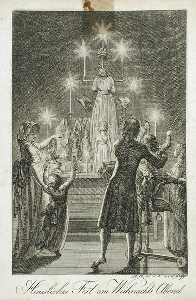Ilustração para o «Almanaque de Lang de 1799» de Daniel Nikolaus Chodowiecki
