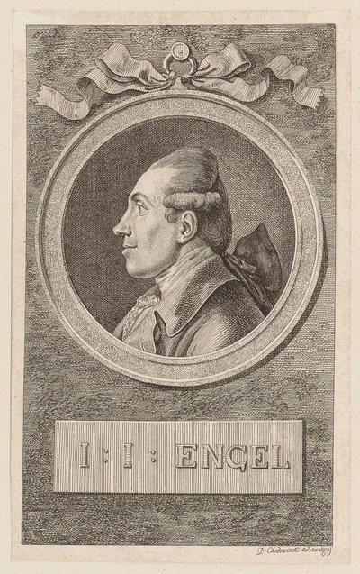 Retrato de Johann Jakob Engel de Daniel Nikolaus Chodowiecki