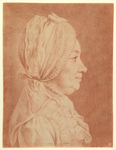 Retrato da mulher do artista de Daniel Nikolaus Chodowiecki