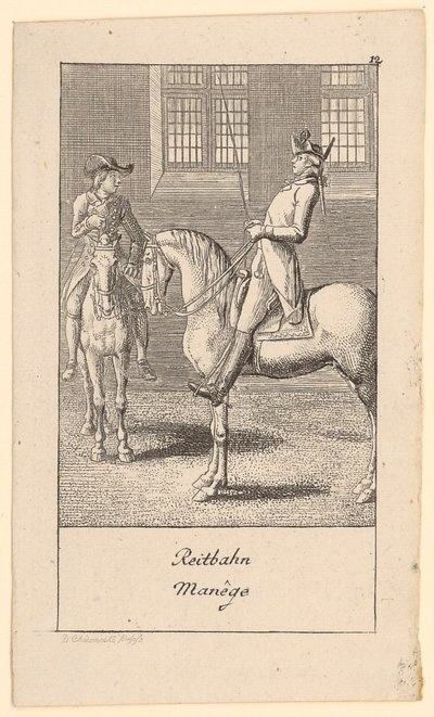 Picadeiro de Daniel Nikolaus Chodowiecki