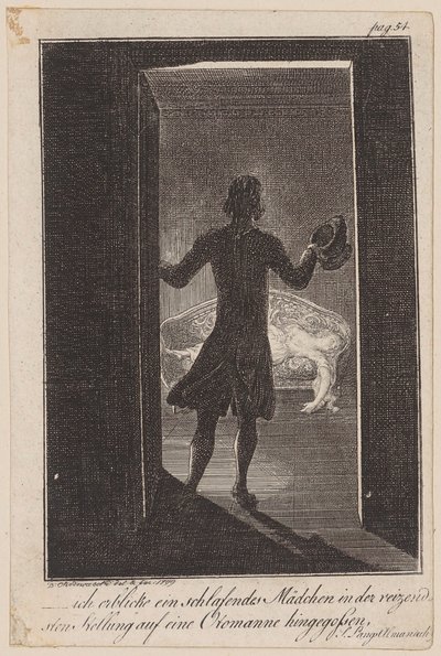 Robert encontra Louise de Daniel Nikolaus Chodowiecki