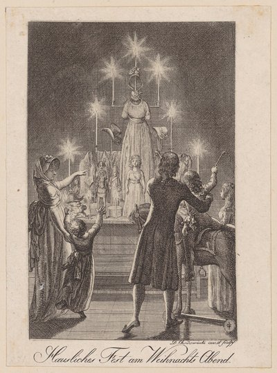 Festa de Natal de Daniel Nikolaus Chodowiecki