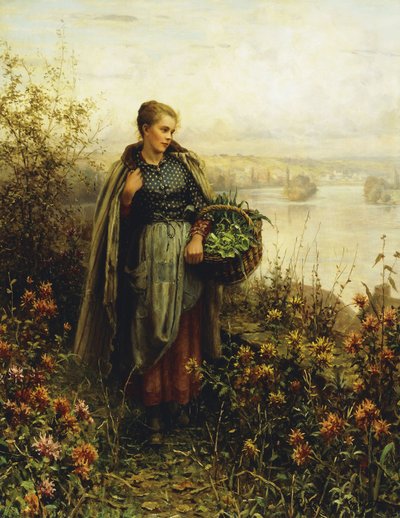Frio da manhã, de Daniel Ridgway Knight