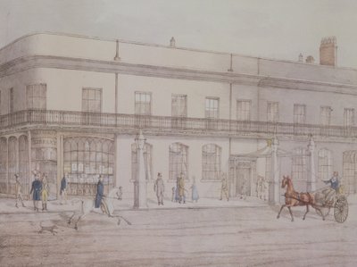 Salas de Assembleias e Biblioteca Williams, Cheltenham, 1821 de Daniel Thomas Egerton