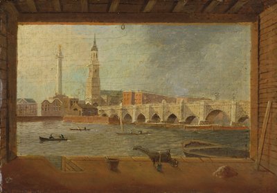 Uma vista da ponte de Londres de Daniel Turner