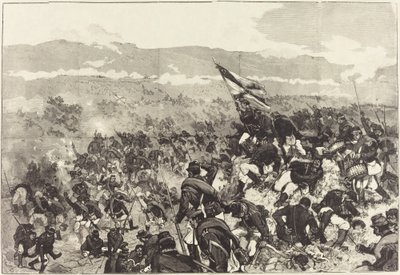 Batalha de Plevna. 30 de julho, Ataque nas Alturas..., 18831890. de Daniel Urrabieta Vierge