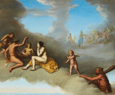 Uma assembleia dos deuses com a apoteose de Hércules de Daniel Vertangen