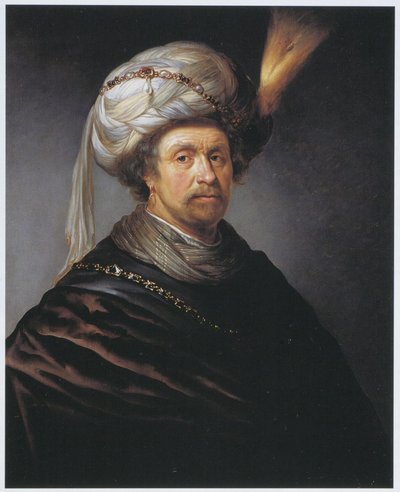 Daniel de Koninck - homem de turbante de Daniël de Koninck