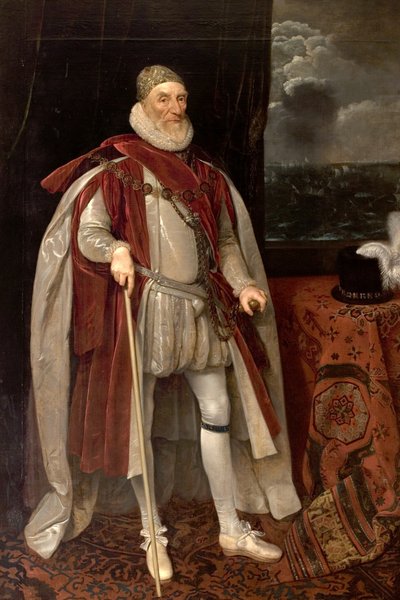 Lord Howard de Effingham, século XVII de Daniel Mytens