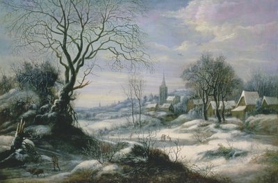 Paisagem de inverno de Daniel van Heil