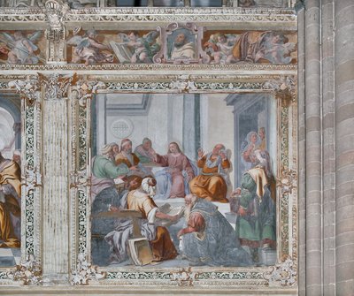Cristo entre os doutores de Daniele Crespi
