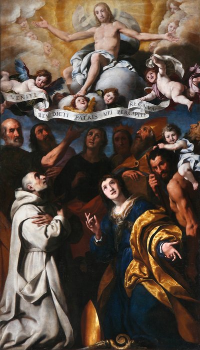 Cristo com santos de Daniele Crespi