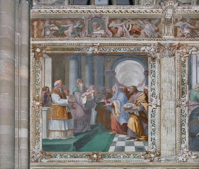 Apresentação no templo de Daniele Crespi