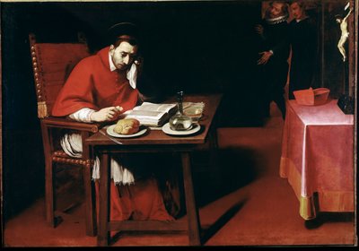 Representação de Charles Borromeo, Young (Pintura de Daniele Crespi