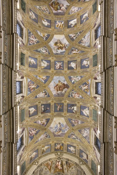 Abóbada da nave central, Igreja de S. Maria Assunta de Daniele Crespi