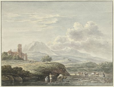 Paisagem italiana de Daniël Dupré