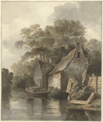 Casas num canal de Daniël Kerkhoff