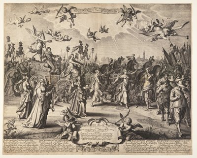 O Carro Triunfal do Príncipe Hendrik de Orange de Daniël van den Bremden