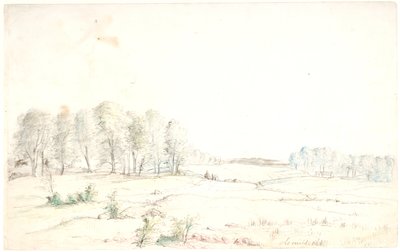 Paisagem em Aminderød de Dankvart Dreyer