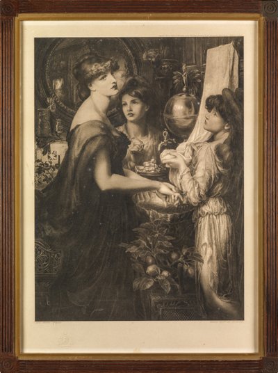 A bela mão de Dante Gabriel (after) Rossetti