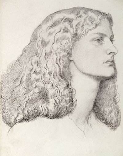 Annie Miller (caneta e tinta) de Dante Gabriel Charles Rossetti