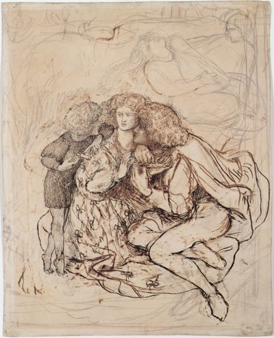 Berço do gato de Dante Gabriel Charles Rossetti