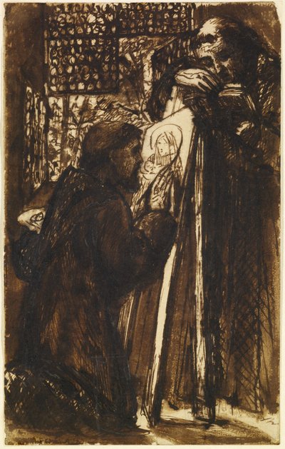 Pintura Fra Angelico de Dante Gabriel Charles Rossetti