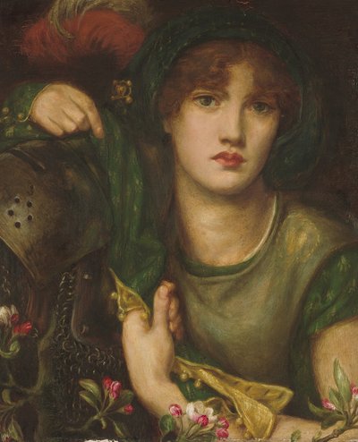 Minha Senhora Greensleeves, 1863 de Dante Gabriel Charles Rossetti