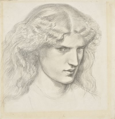Retrato de Annie Miller, década de 1860 de Dante Gabriel Charles Rossetti