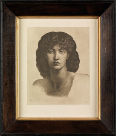 Estudo de Jane Morris para Astarte Syriaca (fotogravura) de Dante Gabriel Charles Rossetti