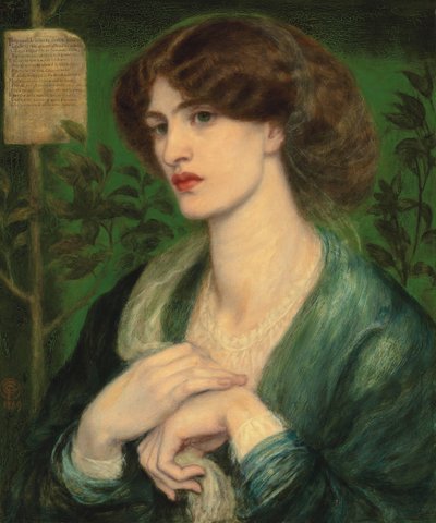 A Saudação de Beatrice, 1869 de Dante Gabriel Charles Rossetti