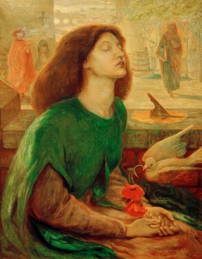 Beatrix Abençoada de Dante Gabriel Charles Rossetti