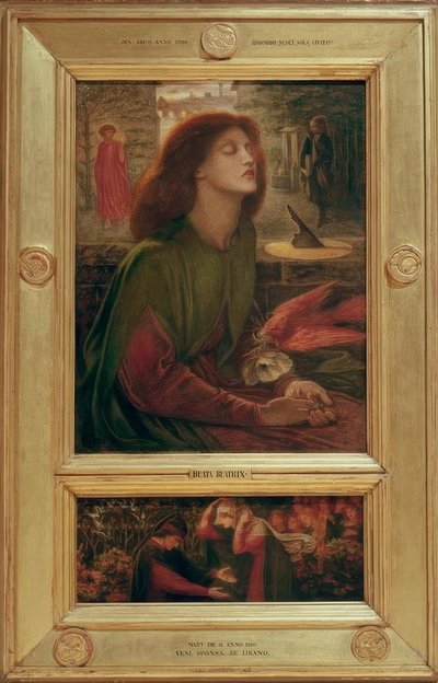 Beatrix Abençoada de Dante Gabriel Charles Rossetti