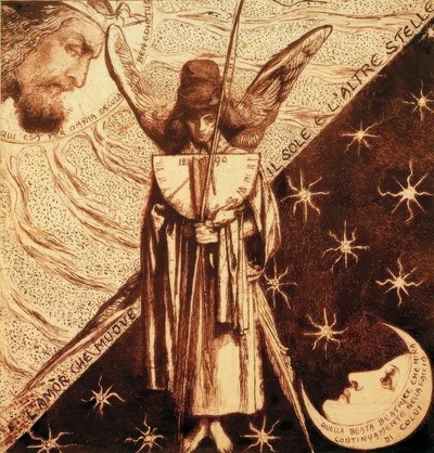Dantis Love de Dante Gabriel Charles Rossetti