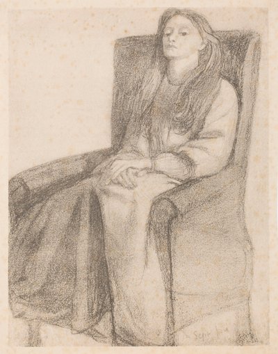 Elizabeth Siddal de Dante Gabriel Rossetti