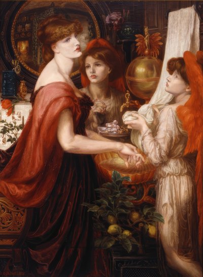 A mão bonita de Dante Gabriel Rossetti