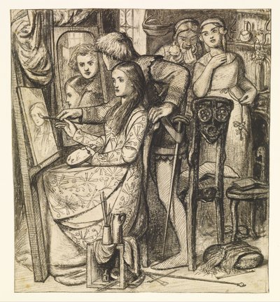 Espelho do amor ou uma parábola do amor de Dante Gabriel Charles Rossetti