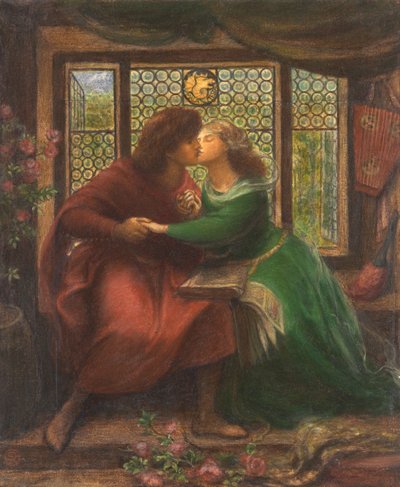 Paolo e Francesca da Rimini de Dante Gabriel Rossetti