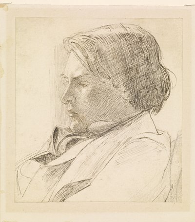 Retrato de um jovem de Dante Gabriel Rossetti