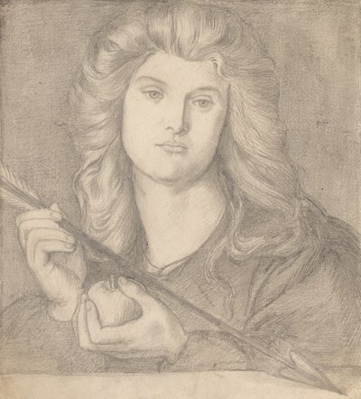 Estudo para "Vênus Verticordia" de Dante Gabriel Rossetti