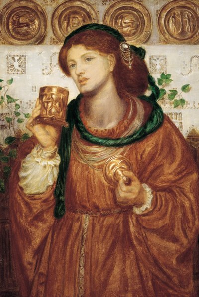 A taça do amor de Dante Gabriel Rossetti