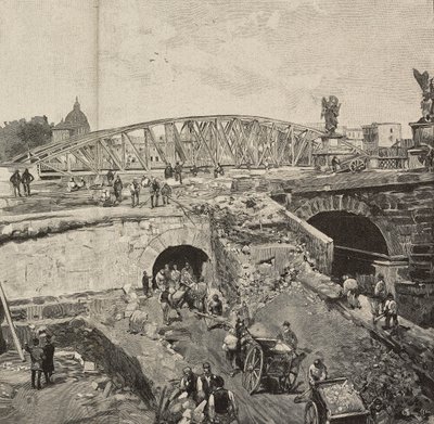 Trabalhos na Ponte Sant