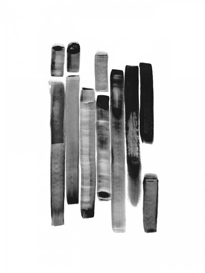 Traços verticais abstratos de Danushka Abeygoda